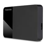 Toshiba 4TB Canvio Ready - taşınabilir harici 2,5 inç sabit disk, SuperSpeed USB 3.2 Gen 1, Microsoft Windows 7, 8 ve 10 ile uyumlu, siyah (HDTB410EK3AA)