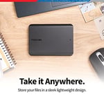 Toshiba Canvio Basics 2TB Taşınabilir Harici Sabit Sürücü USB 3.0, Siyah - HDTB520XK3AA