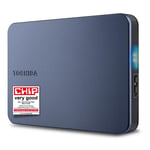 Toshiba Canvio Gaming 1TB taşınabilir harici sabit disk, USB 3.2, Play Station ve Xbox için, siyah (HDTX210EK3AA) | PlayStation, Xbox ve PC için; oyun kitaplıkları için optimize edilmiştir; hızlı şarj