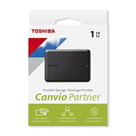 Toshiba Canvio Partner 1 TB taşınabilir 2, 5 inç harici HDD, USB 3.2 Gen 1, Mac ve Windows ile uyumlu, USB ile çalışır - Seçenekler: 1 TB, 2 TB, 4 TB, Canvio Partner, Koruma Kılıflı