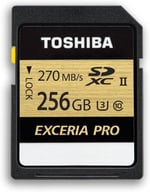 Toshiba Thn-N501G0640E6 Exceria Pro 64Gb Sdxc Uhs-Ii U3 270/250 - Seçenekler: 64 GB, 128 GB, 256 GB