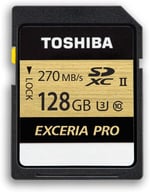 Toshiba Thn-N501G0640E6 Exceria Pro 64Gb Sdxc Uhs-Ii U3 270/250 - Seçenekler: 64 GB, 128 GB, 256 GB