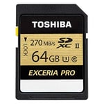 Toshiba Thn-N501G0640E6 Exceria Pro 64Gb Sdxc Uhs-Ii U3 270/250 - Seçenekler: 64 GB, 128 GB, 256 GB