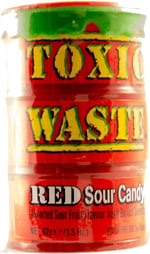 Toxic Waste Red Ekşi Şeker 42Gr (Kırmızı)