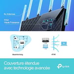 TP-Link Archer AX73, AX5400 Çift Bant Gigabit Wi-Fi 6 Router, Fiber Destekli, 4×Gbps LAN Portlarıları, 200'den Fazla Cihazı Bağlayın,OFDMA ve MU-MIMO Destekl - Seçenekler: AX5400 Router, AC1200 Router