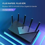 TP-Link Archer AX73, AX5400 Çift Bant Gigabit Wi-Fi 6 Router, Fiber Destekli, 4×Gbps LAN Portlarıları, 200'den Fazla Cihazı Bağlayın,OFDMA ve MU-MIMO Destekl - Seçenekler: AX5400 Router, AC1200 Router