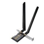 TP-Link Archer TBE400E | BE6500 Wi-Fi 7 PCIe Adaptör | Bluetooth 5.4 | Üç Bant 2882 + 2882 + 688 Mbps | Çift Anten | WPA3 Güvenlik | OFDMA & MU-MIMO | Windows 11 64-bit Uyumluluk
