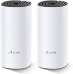 TP-Link Deco M4 2-pack, AC1200 Mbps, Dual-Band, Gigabit Portları, 100 Cihaza Kadar Bağlanılabilirlik, 260 m²'ye Kadar Kapsama, Mobil Uygulama ile Kolay Kurulum, Wi-Fi 5 Mesh Sistemi