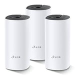 TP-Link Deco M4 3-pack , AC1200 Mbps, Dual-Band, Gigabit Portları, 100 Cihaza Kadar Bağlanılabilirlik, 370 m²'ye Kadar Kapsama, Mobil Uygulama ile Kolay Kurulum, Wi-Fi 5 Mesh Sistemi