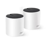 TP-Link Deco X55 2-pack, AX3000 Mbps, Yapay Zeka Desteği, Gigabit Portları, 150 Cihaza Kadar Bağlanılabilirlik, 420 m²'ye Kadar Kapsama, Mobil Uygulama ile Kolay K - Seçenekler: 1-pack, 2-pack, 3-pack