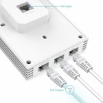 TP-Link EAP655-Wall, AX3000 Mbps Dual-Band WiFi 6 Duvar Tipi Access Point