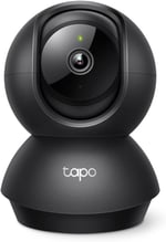 TP-Link Tapo C211 2K 3MP Yatay ve Dikey Ev Güvenliği Wi-Fi Kamerası, Gece Görüşü, IP66 Su Geçirmez, Siyah Renk + 64GB Kioxia MicroSD Bellek