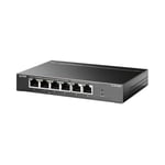 TP-Link TL-SF1006P, 6-Port 10/100Mbps Desktop Switch with 4-Port PoE+