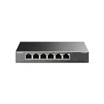 TP-Link TL-SF1006P, 6-Port 10/100Mbps Desktop Switch with 4-Port PoE+