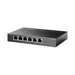 TP-Link TL-SF1006P, 6-Port 10/100Mbps Desktop Switch with 4-Port PoE+