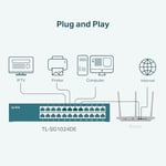 TP-Link TL-SG1024DE, 24-Port Gigabit Easy Smart Switch