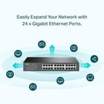 TP-Link TL-SG1024DE, 24-Port Gigabit Easy Smart Switch