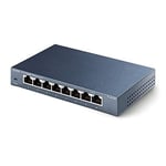 TP-Link TL-SG108 V3 8 Portlu Gigabit Ağ Anahtarı 8 Port Siyah TL-SG108