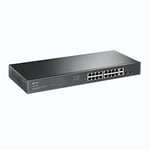 TP-Link TL-SG1218MP, 18-Port Gigabit Rackmount Switch with 16 PoE+