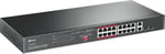 TP-Link TL-SL1218MP, 16-Port 10/100Mbps + 2-Port Gigabit Unmanaged PoE Switch