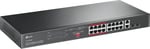 TP-Link TL-SL1218MP, 16-Port 10/100Mbps + 2-Port Gigabit Unmanaged PoE Switch