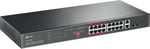 TP-Link TL-SL1218MP, 16-Port 10/100Mbps + 2-Port Gigabit Unmanaged PoE Switch