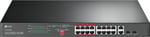 TP-Link TL-SL1218MP, 16-Port 10/100Mbps + 2-Port Gigabit Unmanaged PoE Switch
