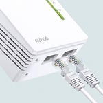 TP-Link TL-WPA4220KIT 300Mbps AV600 Wi-Fi Powerline Extender Başlangıç Kiti, Kablosuz Menzil Genişletici - Seçenekler: 2 parça., Powerline tamamlayıcı adaptör