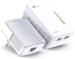 TP-Link TL-WPA4220KIT 300Mbps AV600 Wi-Fi Powerline Extender Başlangıç Kiti, Kablosuz Menzil Genişletici - Seçenekler: 2 parça., Powerline tamamlayıcı adaptör