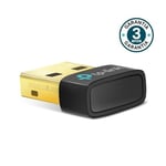 TP-Link UB500, Bluetooth 5.4, (PC dizüstü bilgisayar masaüstü bilgisayar için, Windows 10/8.1/8/7 Plug & Play destekler), Nano USB Bluetooth Adaptör