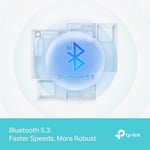 TP-Link UB500 Plus, Ayarlanabilir Harici Antenli, Yüksek Çekim Güçlü Bluetooth 5.4 USB Adaptör