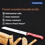 Tramontina Polywood Saplı Tırtıklı Ekmek Bıçağı (30cm)