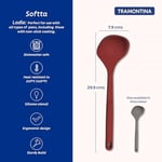 Tramontina Softta Silikon Metal Gövdeli Servis Kepçesi Kırmızı Bpa Içermez | Bpa İçermez