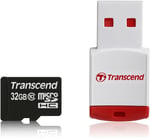 Transcend 32 GB MICROSDHC10 + RDP3 kart okuyucu