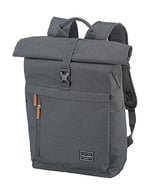 Travelite El bagajı sırt çantası, dizüstü bilgisayar bölmeli, 15,6 inç (15,6 inç), bagaj serisi BASICS Daypack Rollup: Toplama fonksiyonlu pratik sırt çantası