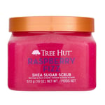 Tree Hut Ahududu Fizz Shea Şeker Ovma | Peeling Vücut Ovma Yumuşak ve Nemli Bir His için Ölü, Kuru Cildi Temizler | Besleyici Temel Vücut Bakımı | 18 oz.