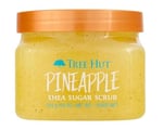 Tree Hut Ananas Shea Şeker Ovma | Peeling Vücut Ovma Yumuşak ve Nemli Bir His için Ölü, Kuru Cildi Temizler | Besleyici Temel Vücut Bakımı | 18 oz.