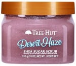 Tree Hut Desert Haze Shea Sugar Scrub | Peeling vücut peelingi, yumuşak ve nemli bir his için ölü ve kuru cildi giderir | bakım sağlayan esansiyel vücut bakımı | 532 ml