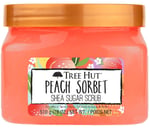 Treehut Tree Hut Peach Sorbet Shea Sugar Scrub Vücut Peelingi 510Gr