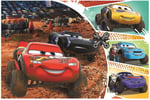 Trefl 17327 Şimşek McQueen ve arkadaşları, Disney Cars 60 parça, 4 yaşından büyük çocuklar için yapboz