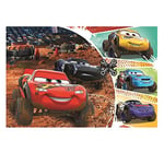 Trefl 17327 Şimşek McQueen ve arkadaşları, Disney Cars 60 parça, 4 yaşından büyük çocuklar için yapboz