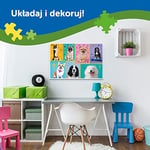 Trefl 50022 160 XL Super Shape çılgın şekiller, büyük parçalar, renkli yapbozlar, masal karakterleri, 6 yaş ve üzeri çocuklar için eğlenceli, Frozen dünyasını keşfedin