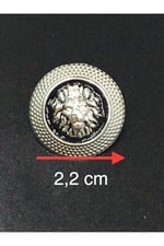 Trençkot Ve Ceket Düğmesi Aslan Model Takımı 6 Lı Set, d278