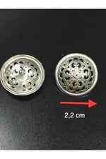 Trençkot Ve Ceket Düğmesi Takımı 6 Lı Set Gümüş