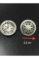 Trençkot Ve Ceket Düğmesi Takımı 6 Lı Set Gümüş