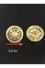 Trençkot Ve Ceket Düğmesi Takımı 6 Lı Set Gold