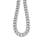 Trend Collection Cuban Gümüş 5mm Paslanmaz Çelik Zincir Erkek Kolye