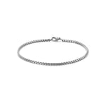 Trend Collection Gümüş Kararmaz Çelik Silver Arnavut Zinciri Örme Model ince Erkek Bileklik