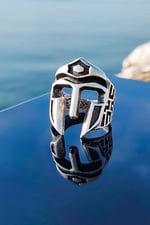 Trend Collection Miğfer Gladyatör Model Gümüş Kaplama Ayarlanabilir Yüzük