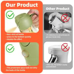 TrendPlain Mutfak için 16 oz Yağ Dağıtıcı Şişesi - 2'si 1 Arada Zeytinyağı Dispenseri ve Yağ Püskürtücü - 470ml Zeytinyağı Şişesi - Yemek Pişirme, Mutfak, Salata, Barbekü için Yağ Püskürtücüsü Yeşil